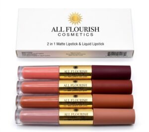2 in 1 Matte Lipsticks and Liquid Lipstick - Image 4