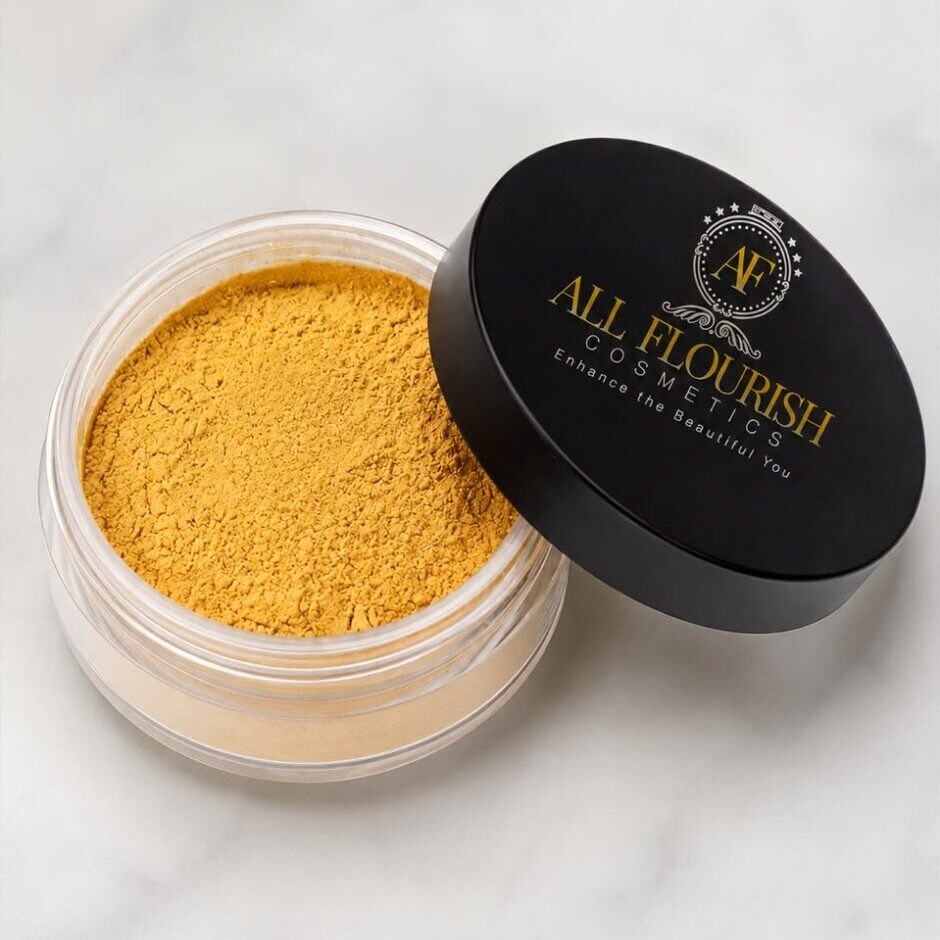 Bare-set-finish translucent powder